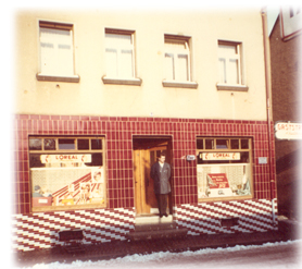Salon in der Haupfstraße bis 1969